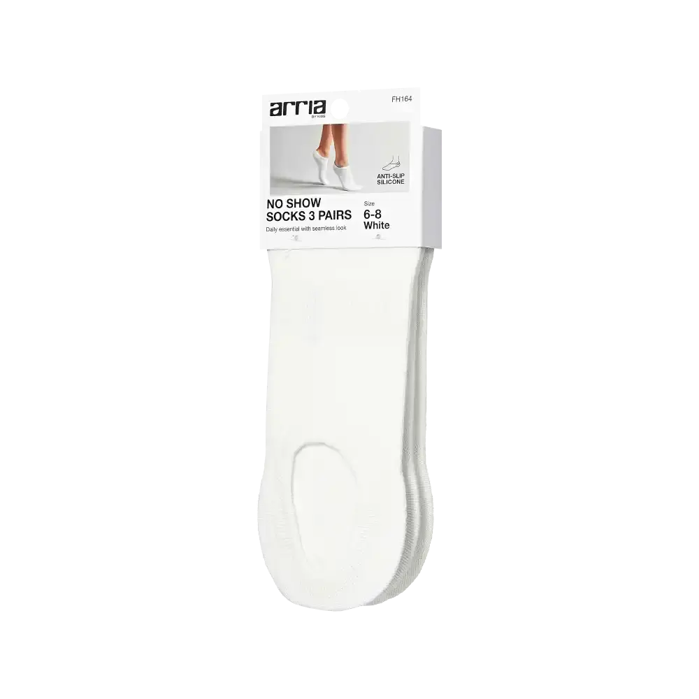 Arria 3‑Pack Basic Socks – Crew & Invisible No‑Show - Image 42