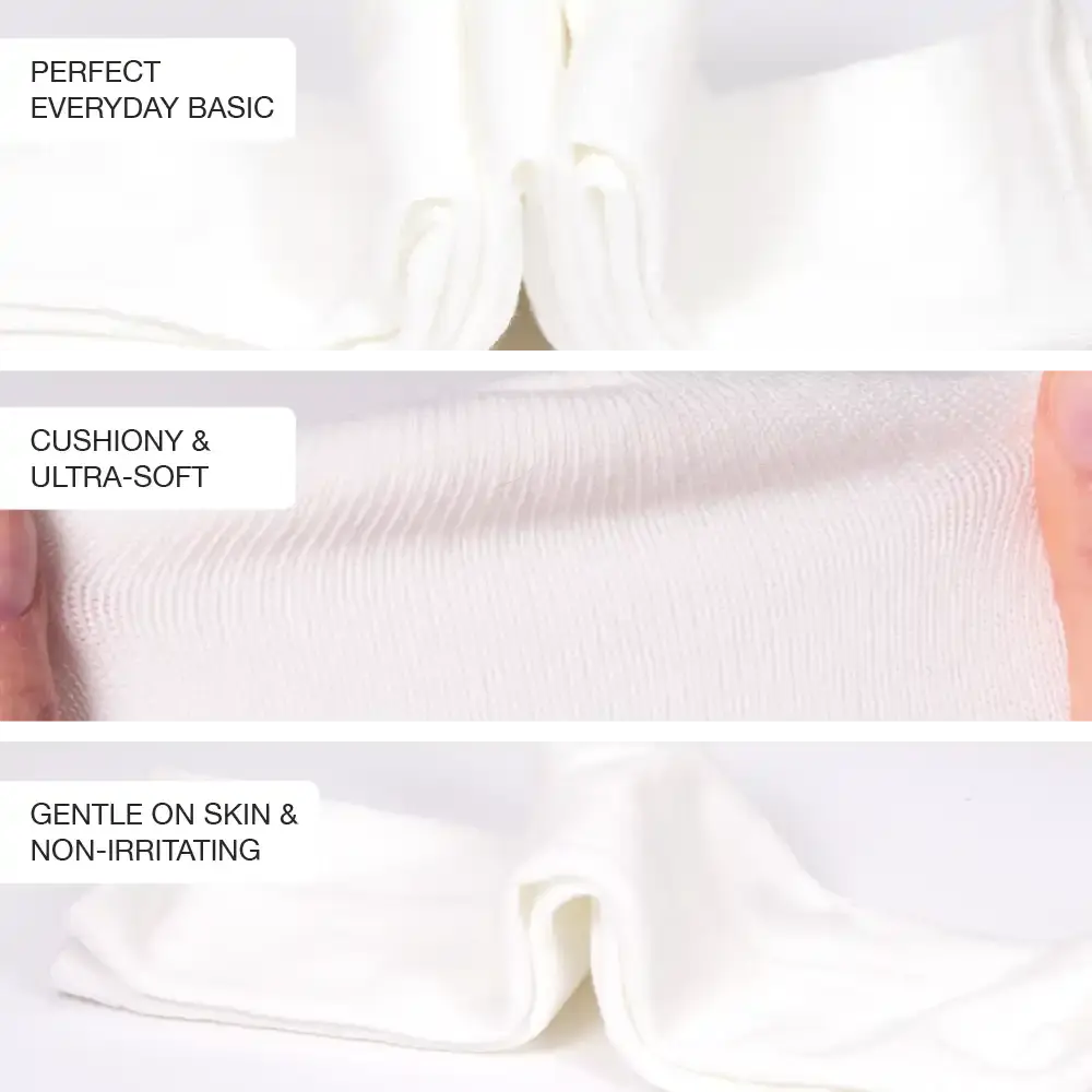 Arria 3‑Pack Basic Socks – Crew & Invisible No‑Show - Image 8