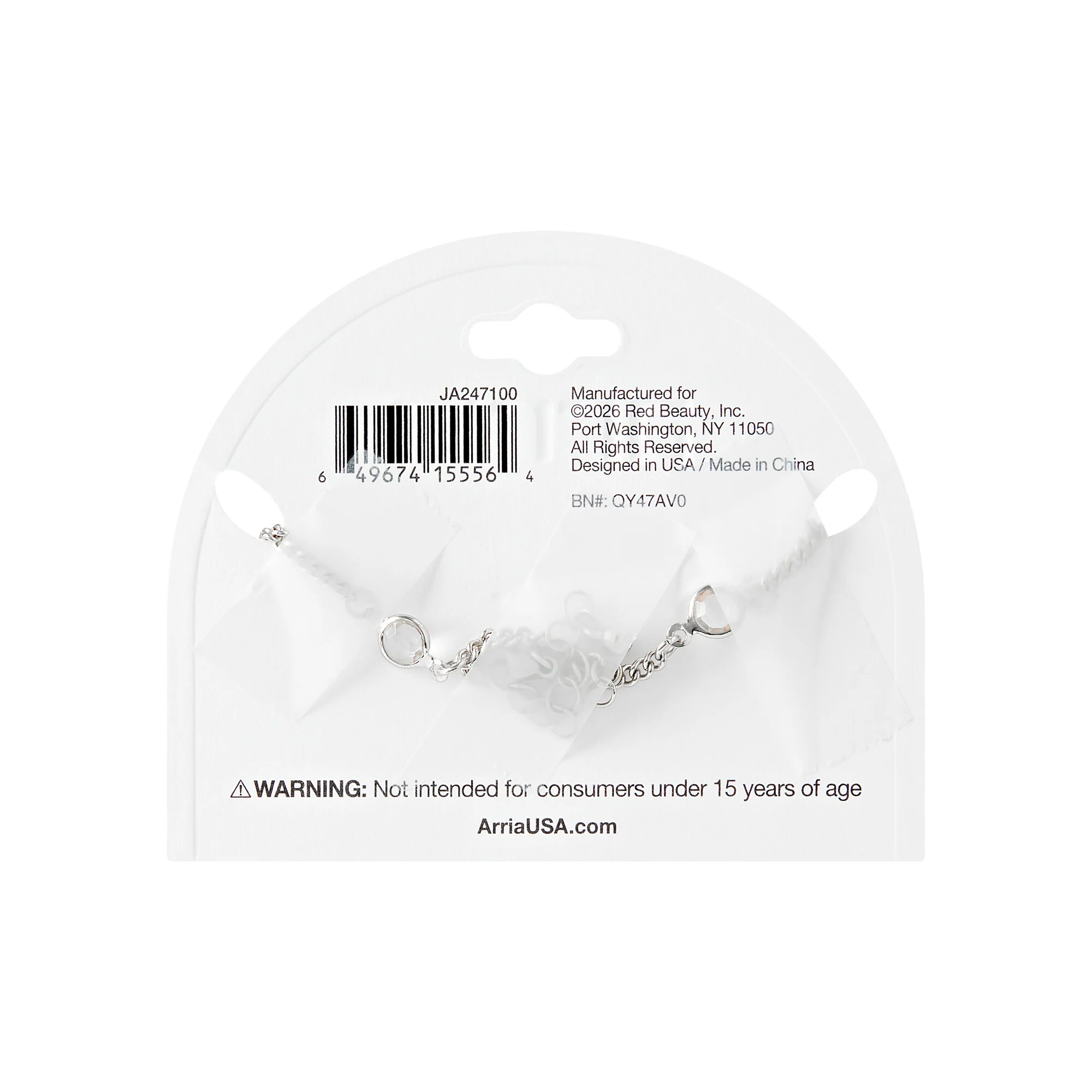 ARRIA Diamond Butterfly Trio Anklet for Women - 14K Gold Plated & White Gold Tone - Image 6