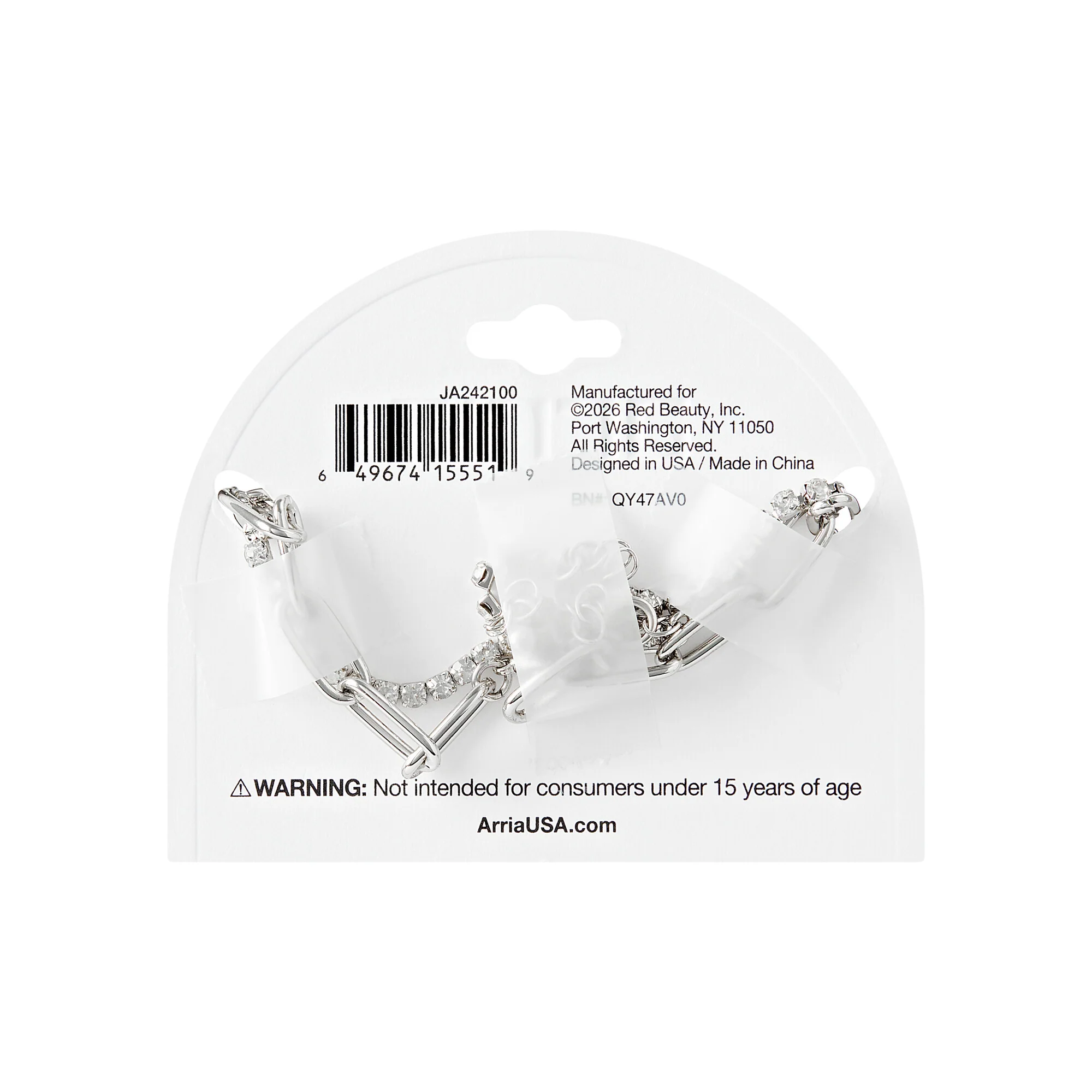 ARRIA Layered Butterfly Anklet for Women - 14K Gold Plated & White Gold Tone - Image 10