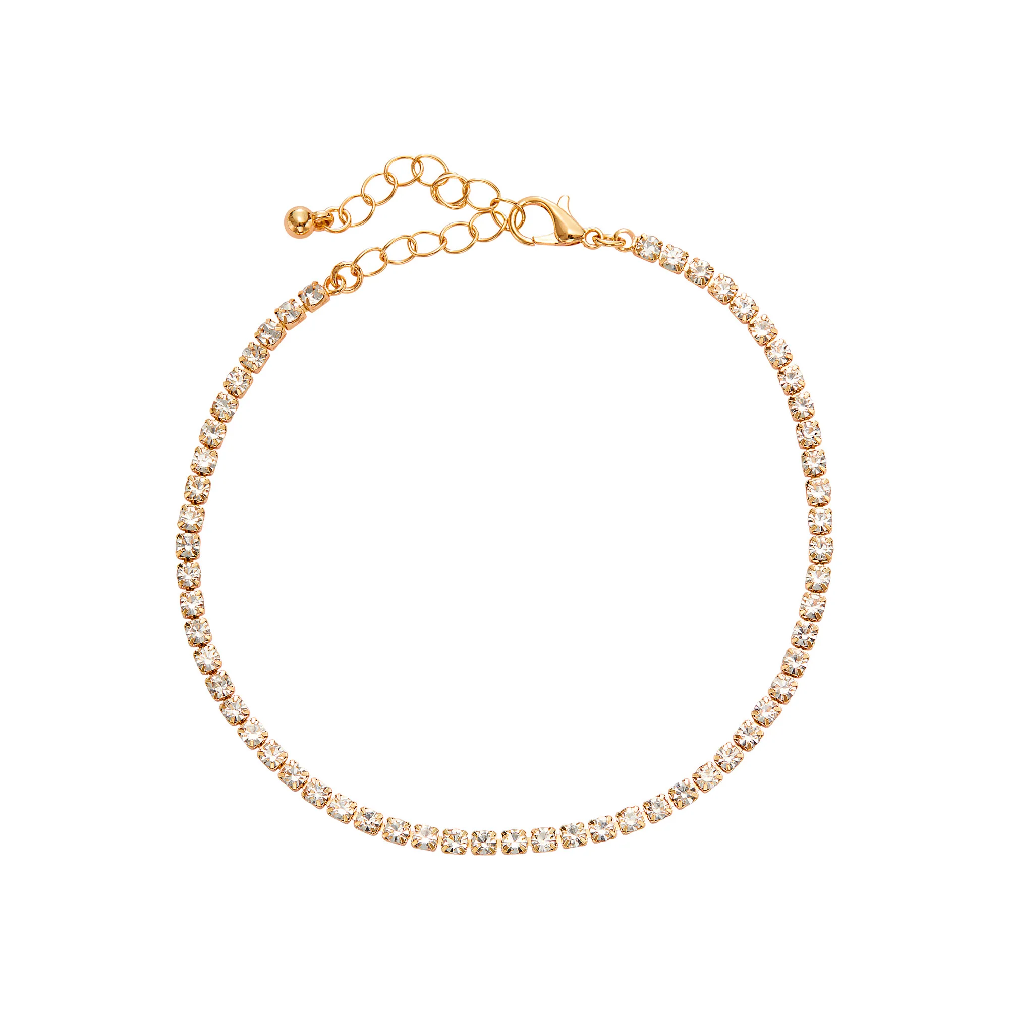 ARRIA Layered Butterfly Anklet for Women - 14K Gold Plated & White Gold Tone - Image 3
