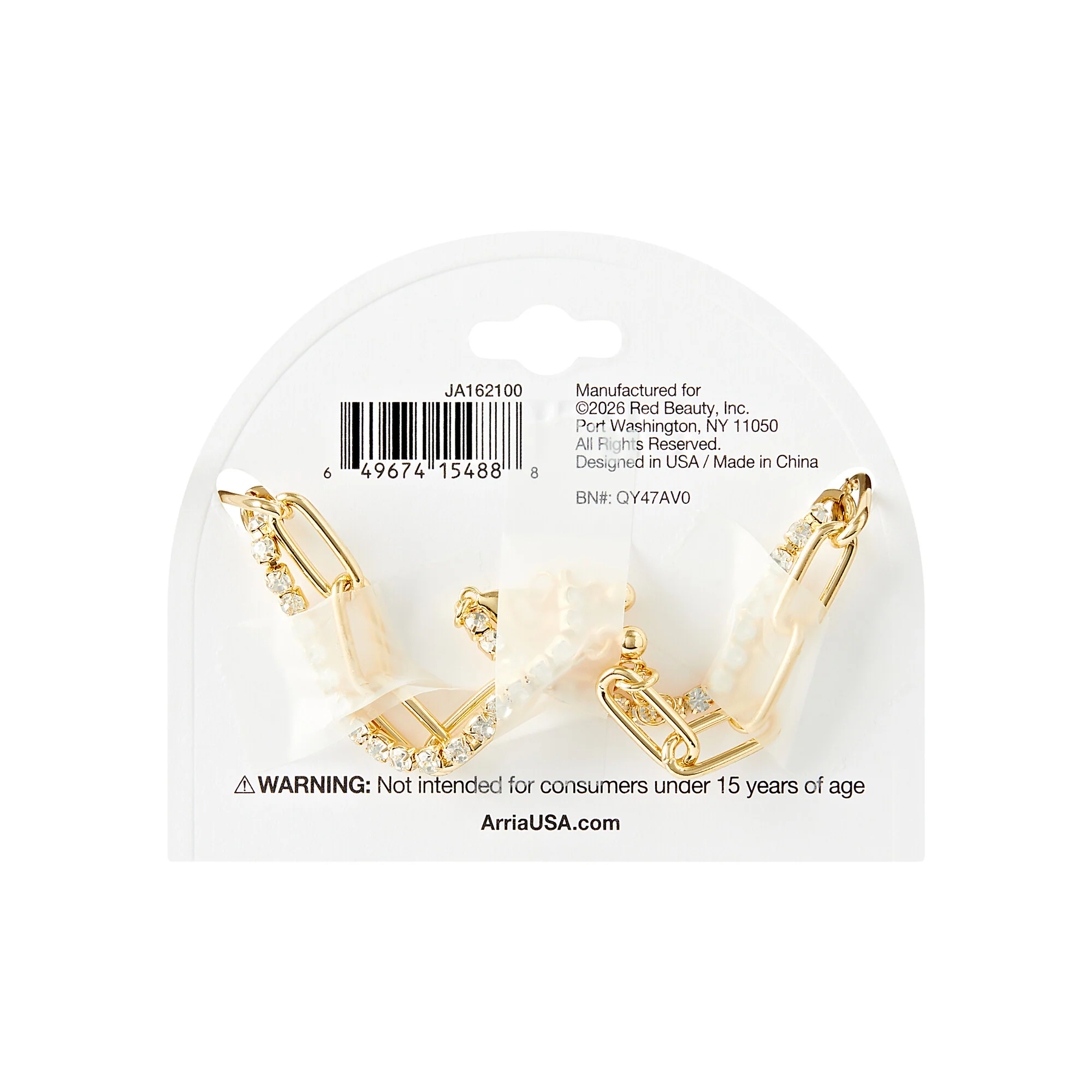 ARRIA Layered Butterfly Anklet for Women - 14K Gold Plated & White Gold Tone - Image 5