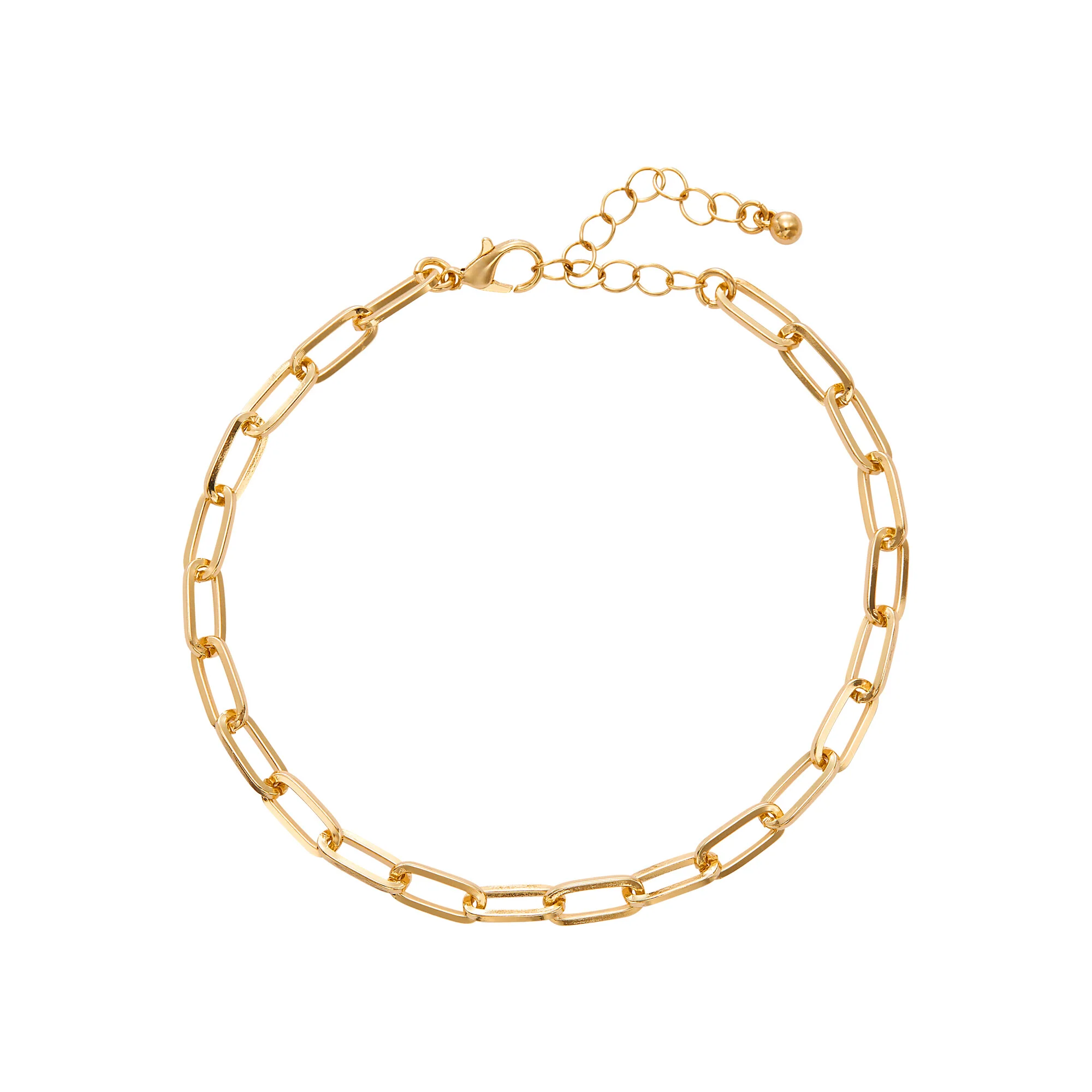 ARRIA Layered Sparkling Heart Anklet for Women - 14K Gold Plated & White Gold Tone - Image 4