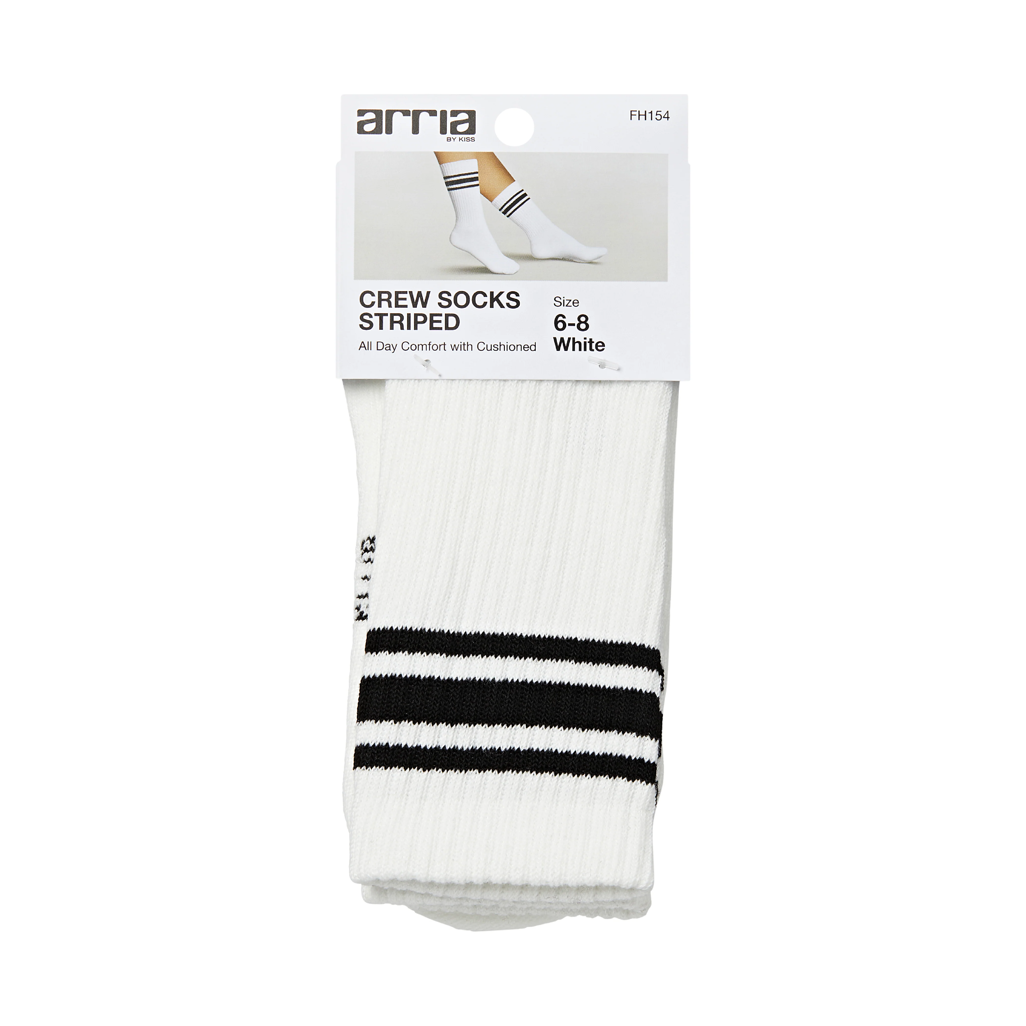 Arria Premium Cushioned Crew Socks - Everyday Cotton Blend - Image 6