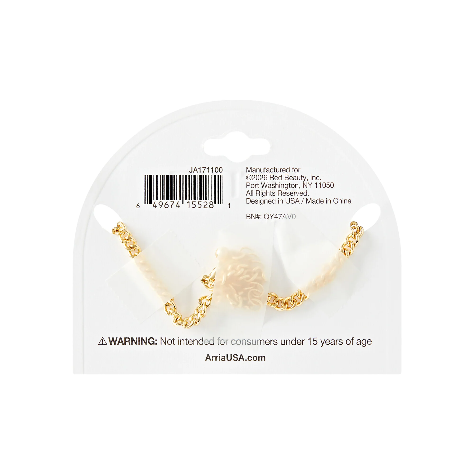 ARRIA Single Diamond Butterfly Anklet for Women - 14K Gold Plated & White Gold Tone - Image 3