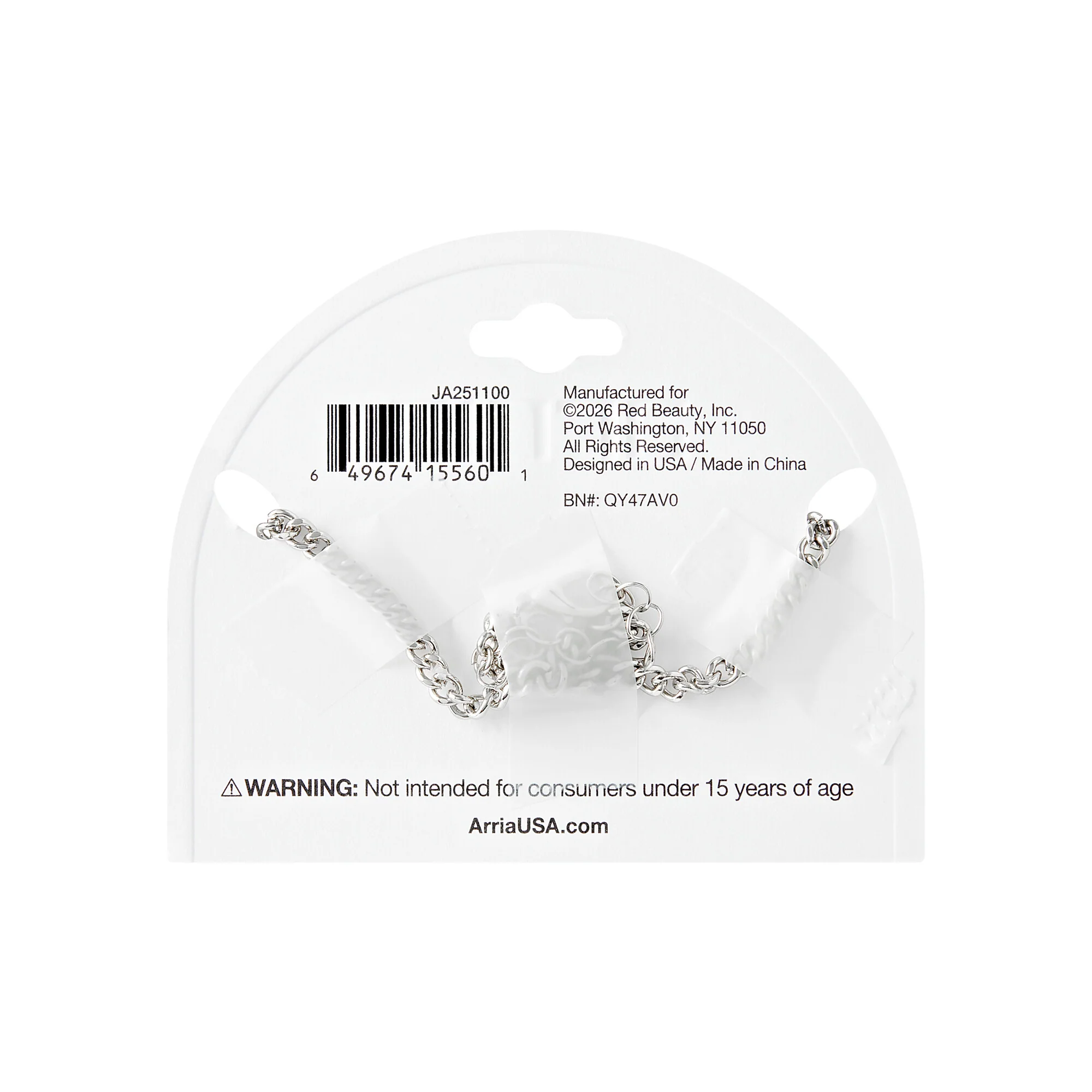 ARRIA Single Diamond Butterfly Anklet for Women - 14K Gold Plated & White Gold Tone - Image 6