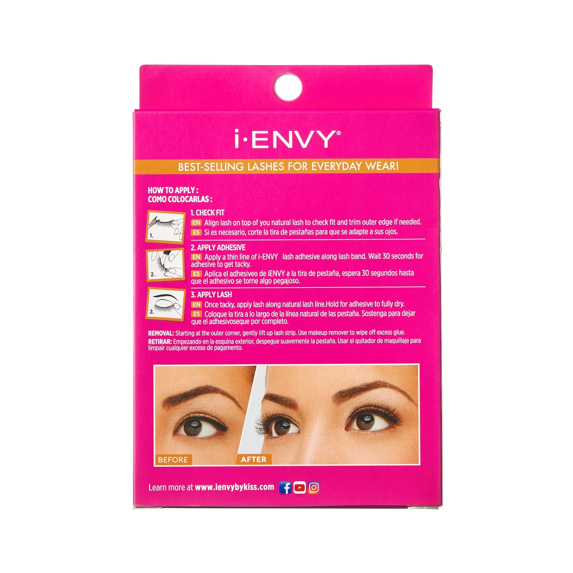 I-ENVY Au Naturale Premium Human Hair Strip Lashes Multi Pack - Image 5