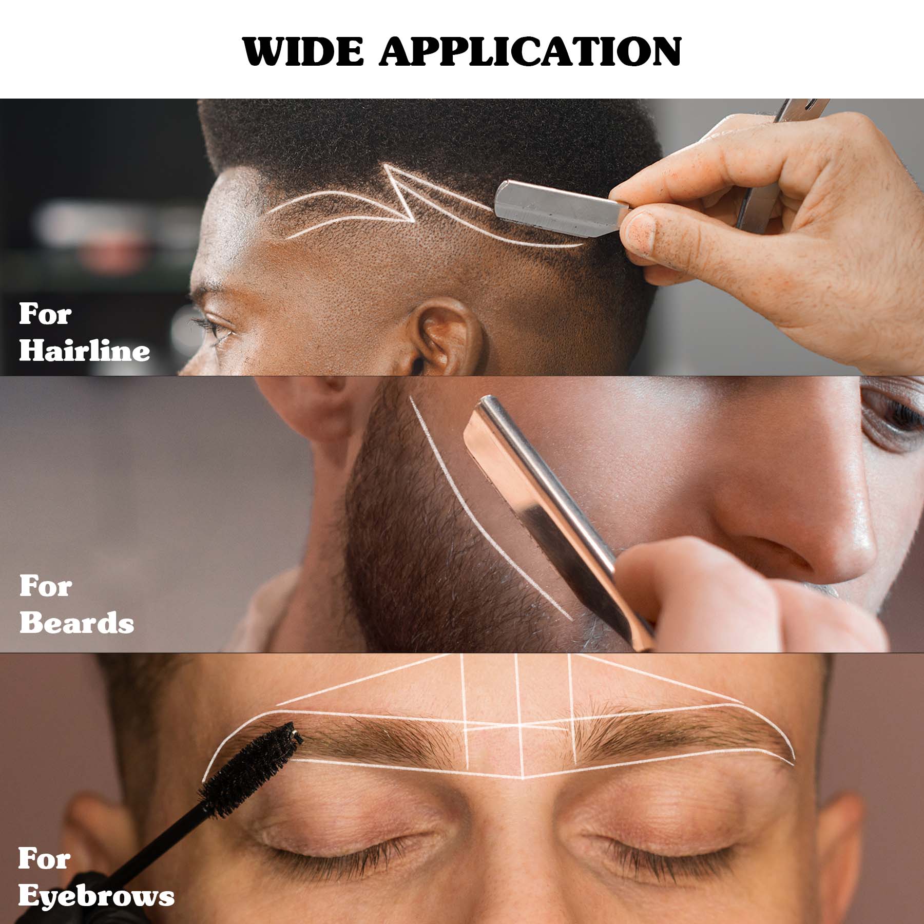 RED by KISS Barber Pencil Hairline Edge Liner Set With Built-In Sharpener - Image 13