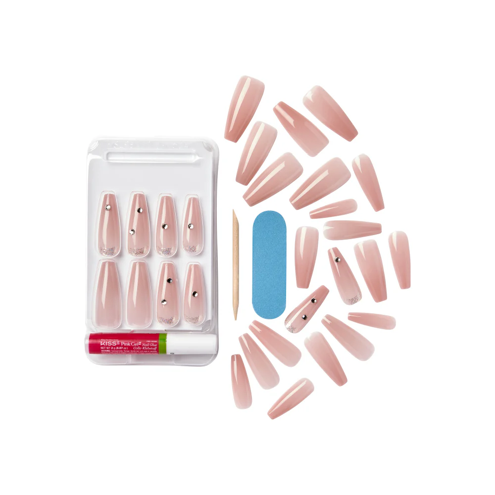 KISS Bare but Better Premium Nails - Fate - Image 4