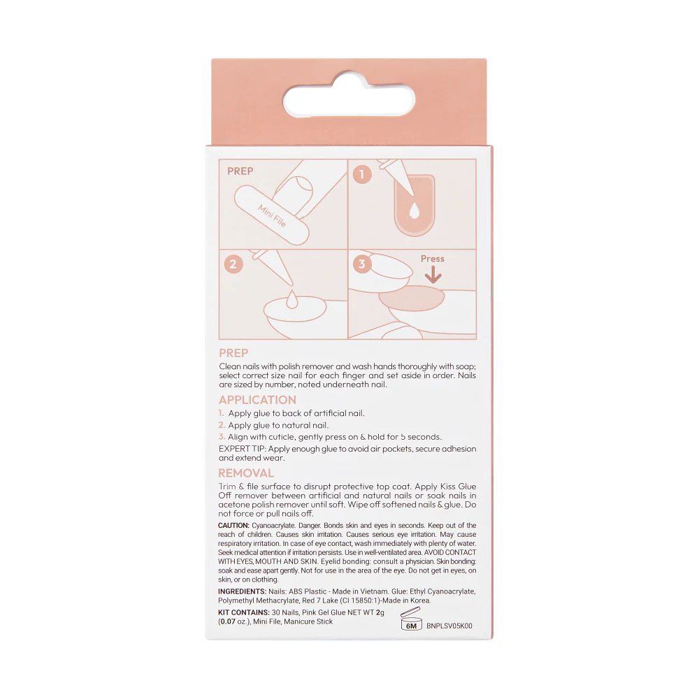 KISS Bare but Better Premium Nails - Shiny - Image 7