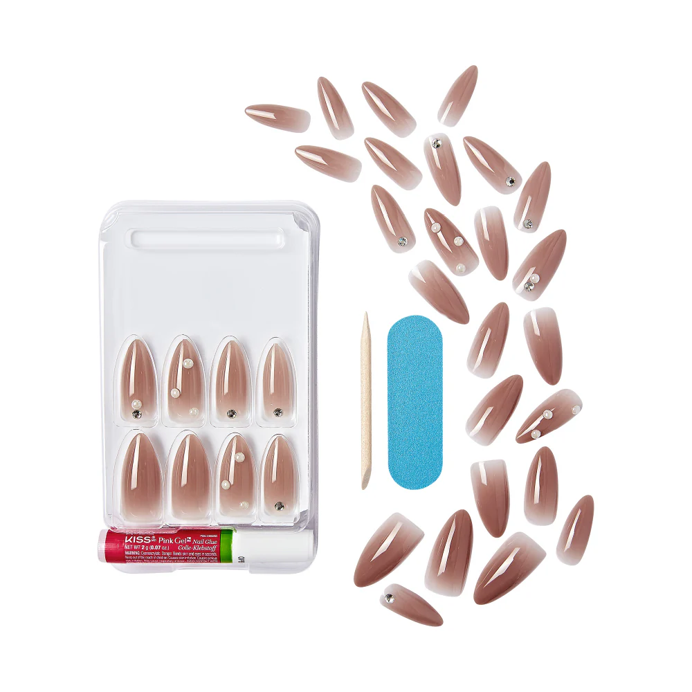KISS Bare but Better Premium Nails - Sunny - Image 4