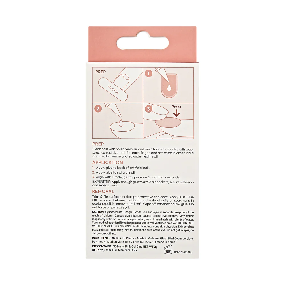 KISS Bare but Better Premium Nails - Sweet - Image 7
