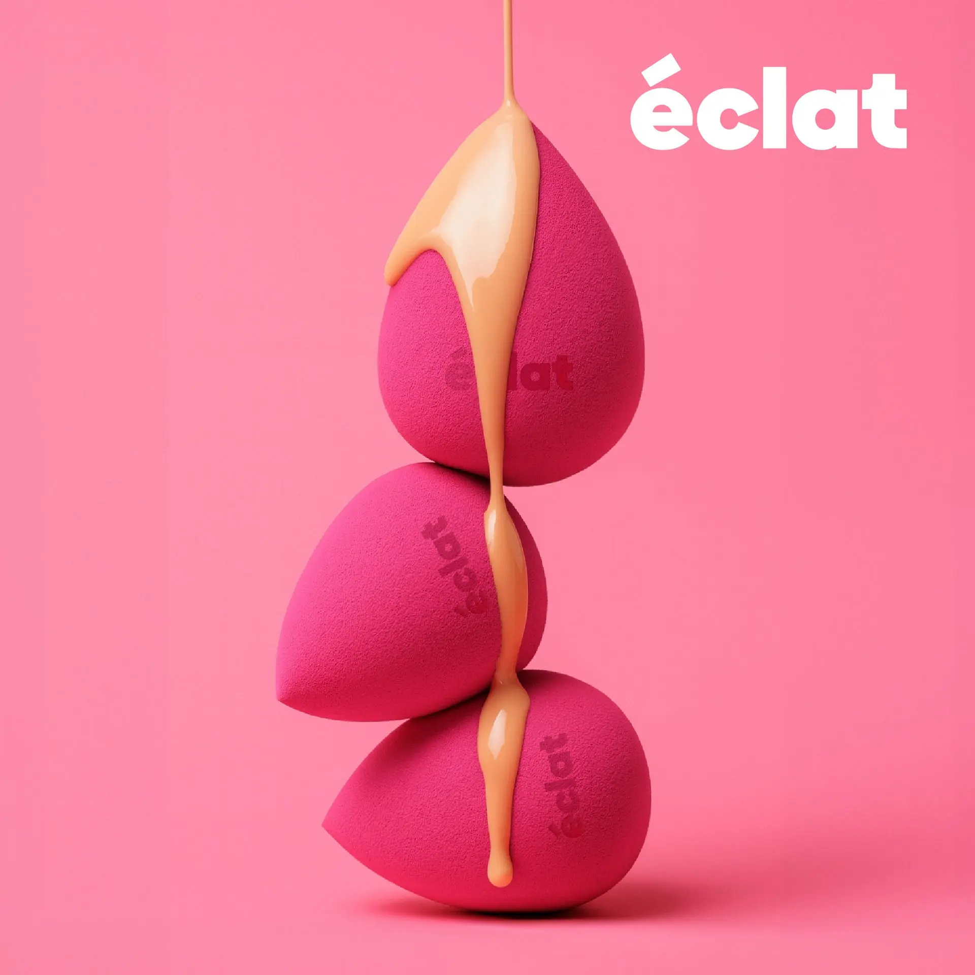 éclat Beauty Blender Makeup Sponge Set - 6pcs Super Soft & Bouncy Applicator - Image 7