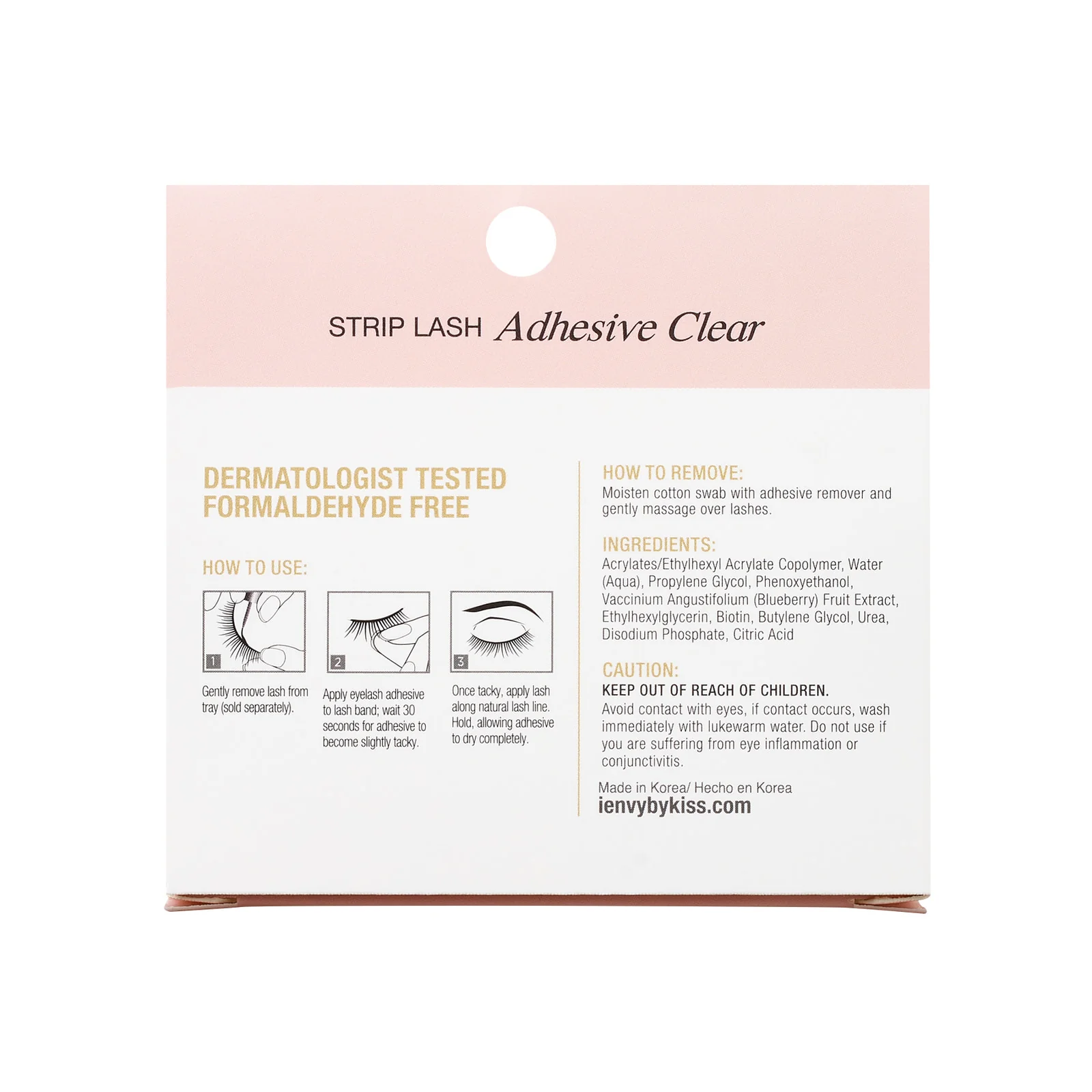 I-ENVY Biotin Strip Lash Glue Clear - Image 5