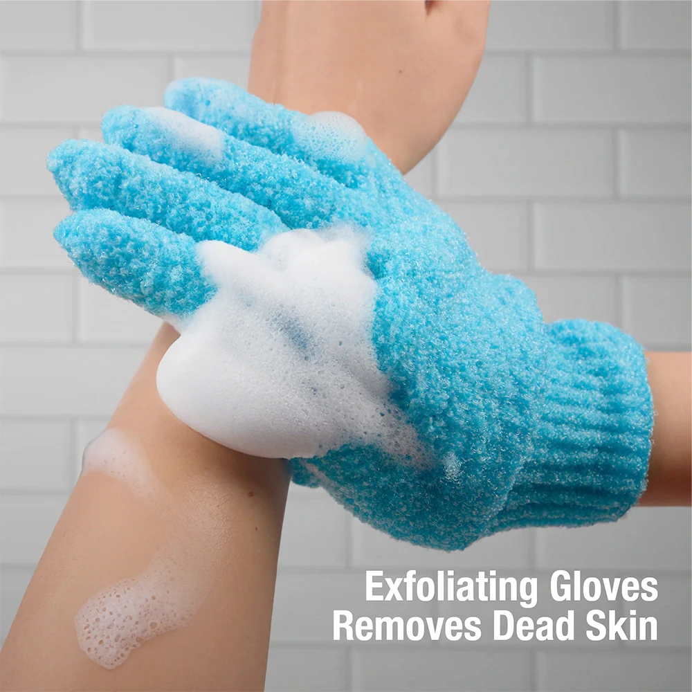 RED by KISS Body Exfoliating Bath And Shower Gloves - Image 10