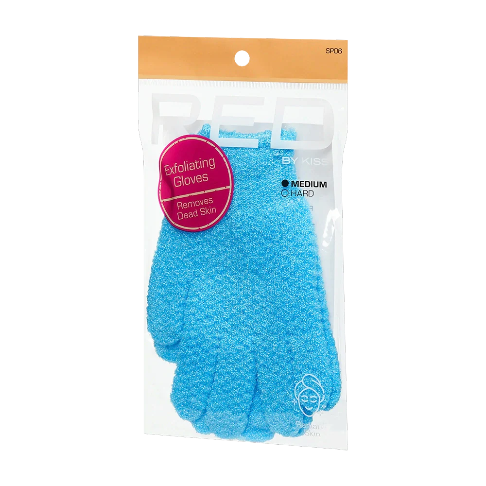 RED by KISS Body Exfoliating Bath And Shower Gloves - Image 14