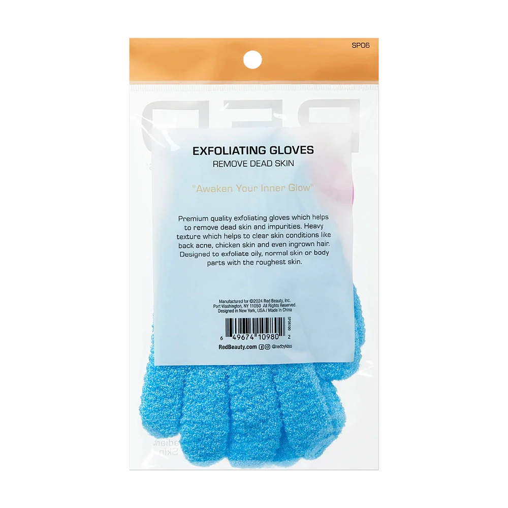 RED by KISS Body Exfoliating Bath And Shower Gloves - Image 16