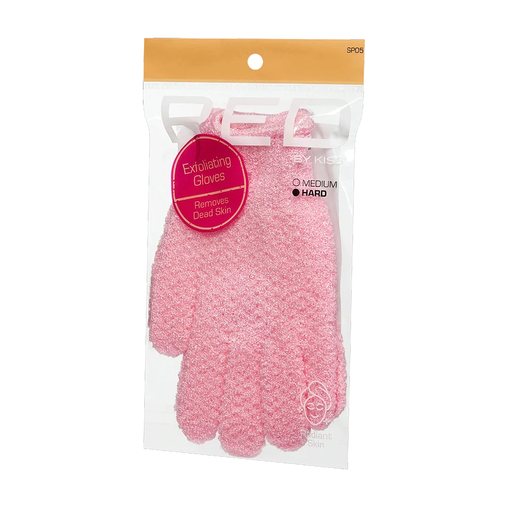 RED by KISS Body Exfoliating Bath And Shower Gloves - Image 6