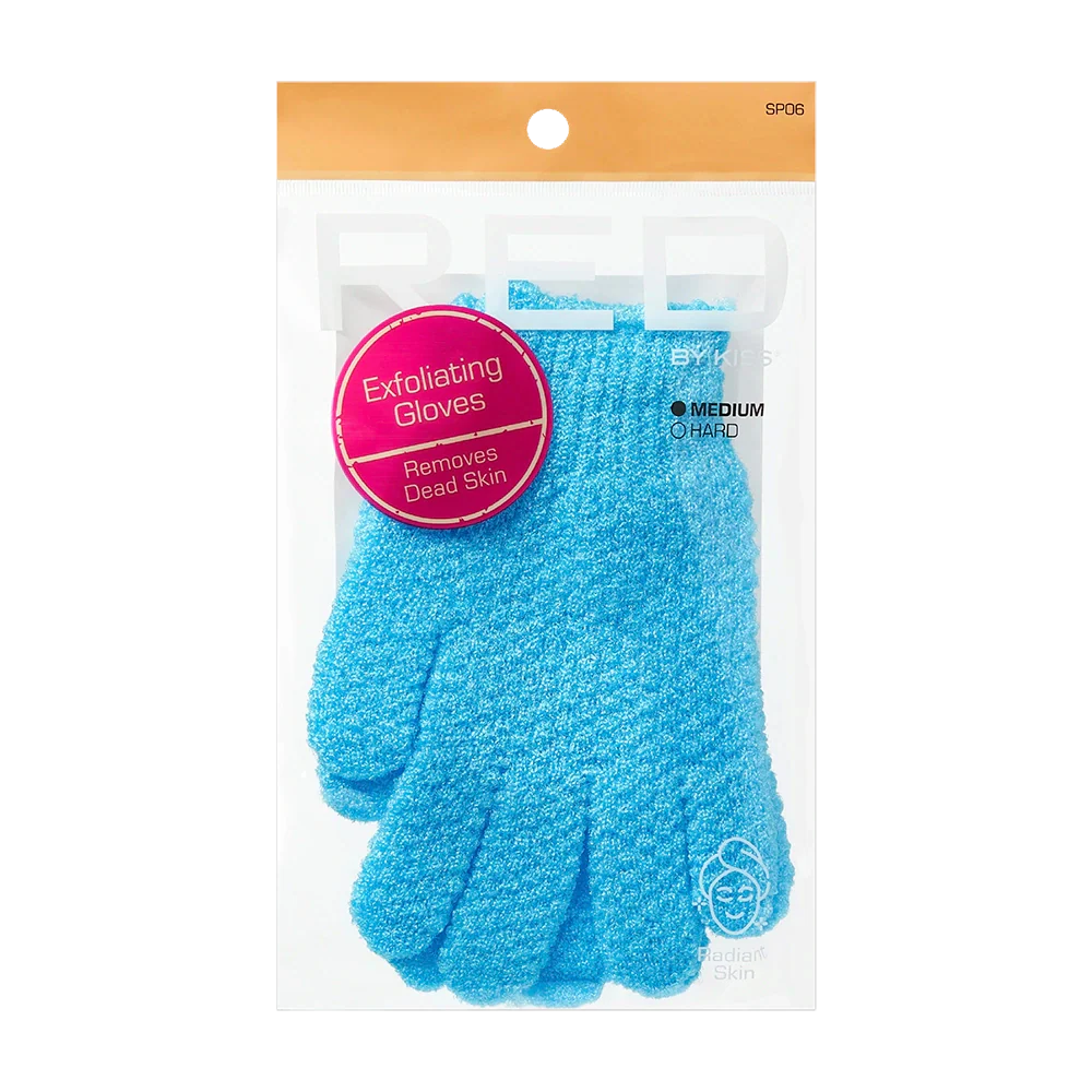 RED by KISS Body Exfoliating Bath And Shower Gloves - Image 9