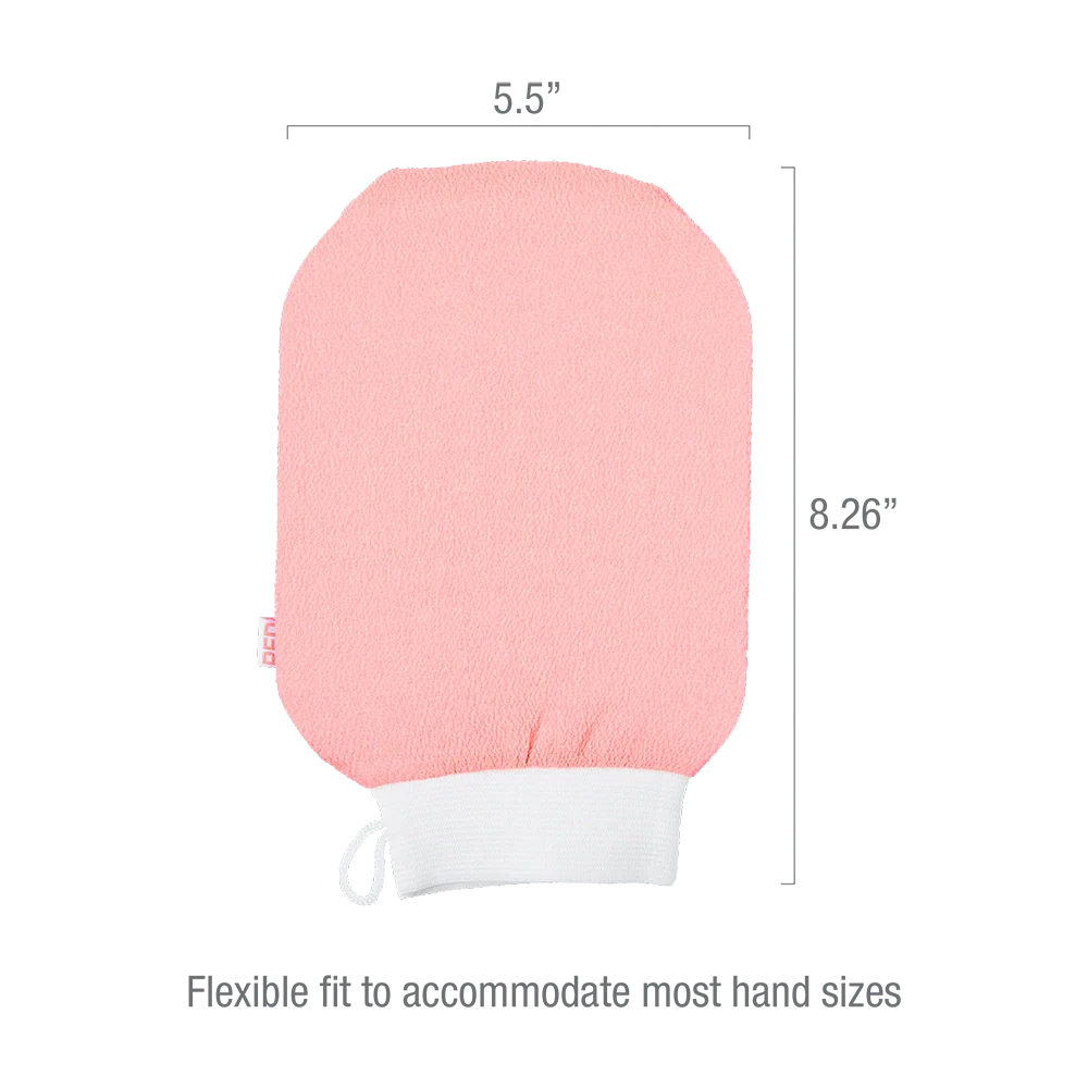RED by KISS Body Exfoliating Bath And Shower Mitten - Image 3