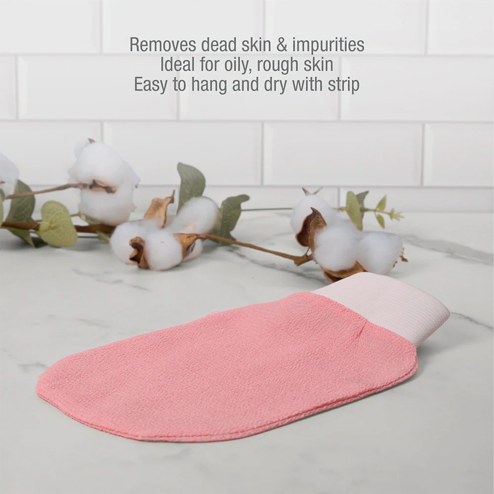 RED by KISS Body Exfoliating Bath And Shower Mitten - Image 4