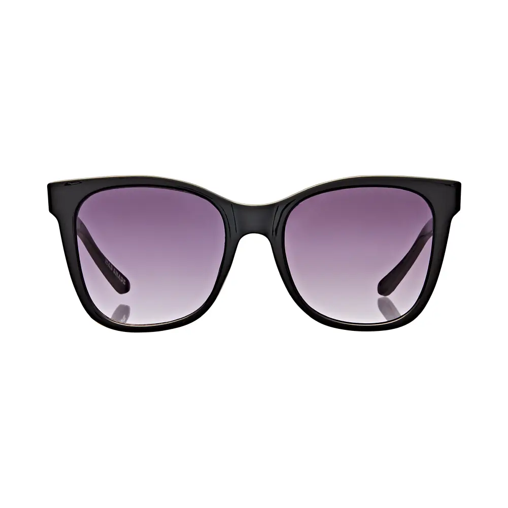 Mad Shade Bold Black Square Frame with Gold Arm Accent UV400 Lens – Oversized Retro 90s Inspired Shades #59 - Image 5