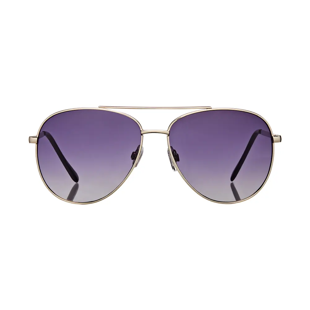 Mad Shade Bold Silver Aviator Frame with Gradient UV400 Lens – Lightweight Retro Sunglasses for Men #02 - Image 6