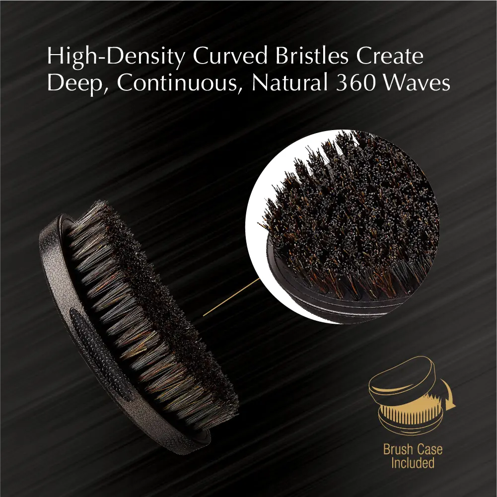RED by KISS BOW WOW X 360 Power Wave Premium Boar Brush with Case - Image 11