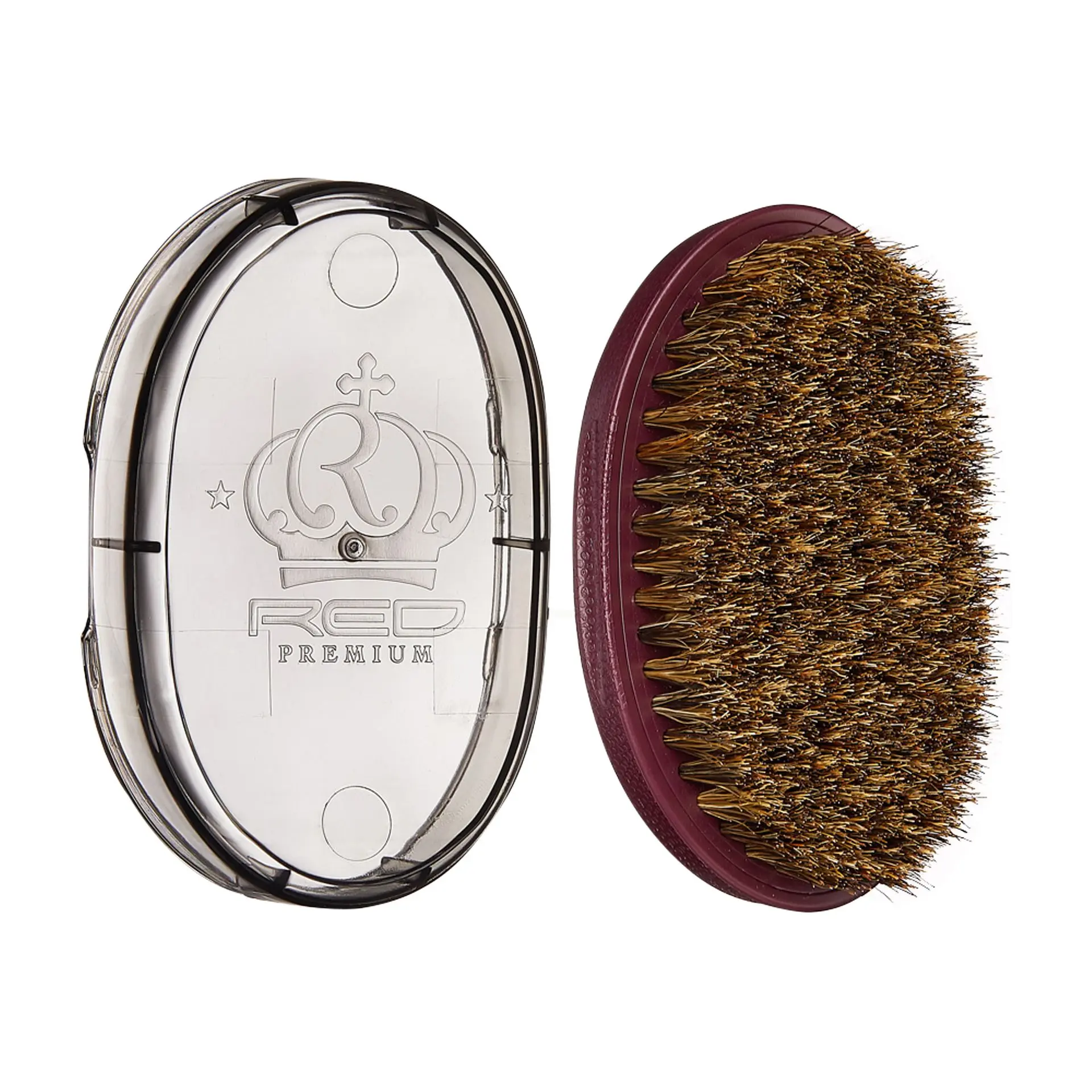 RED by KISS BOW WOW X 360 Power Wave Premium Boar Brush with Case - Image 8