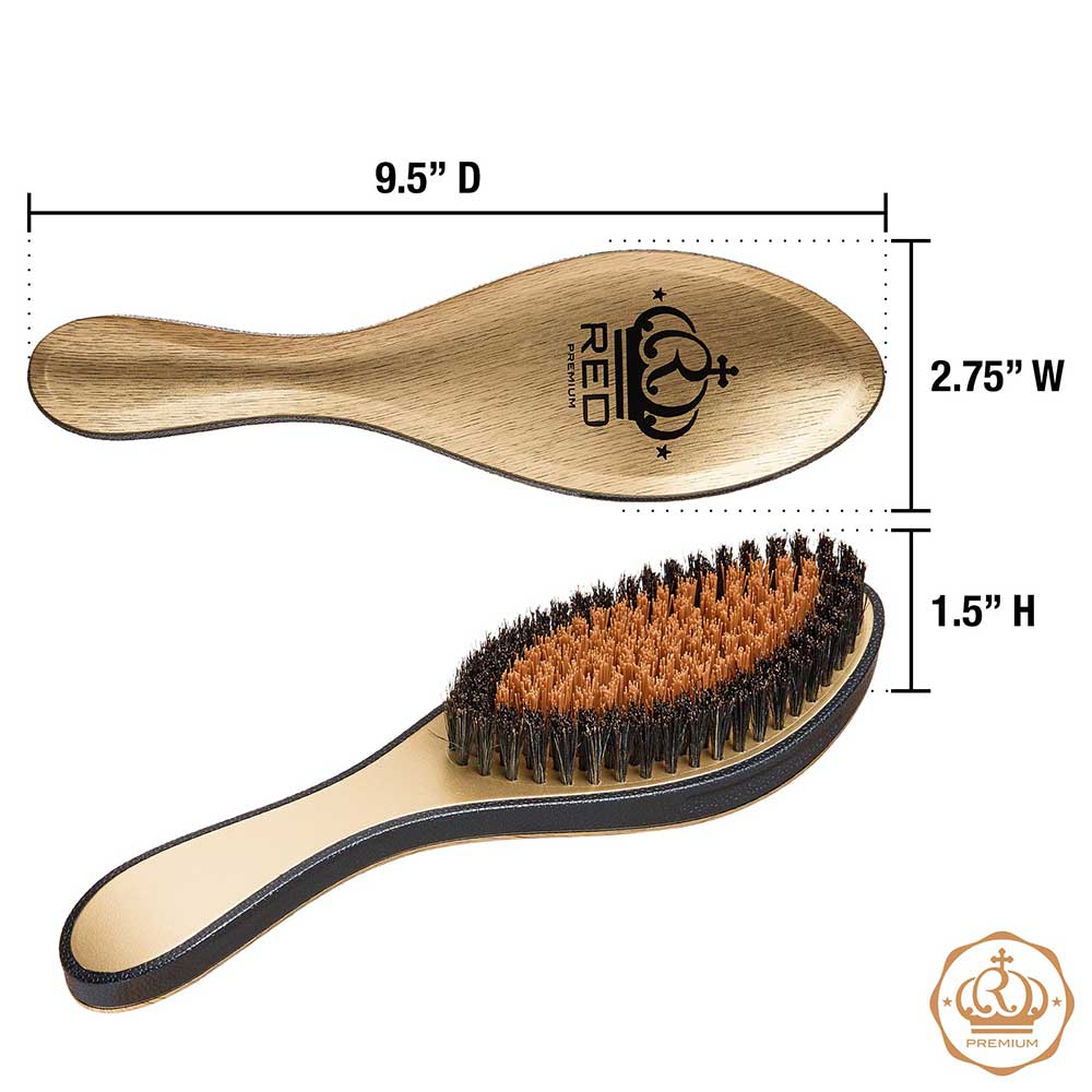 RED by KISS BOW WOW X Metallic 2-in-1 Boar Brush - Image 18