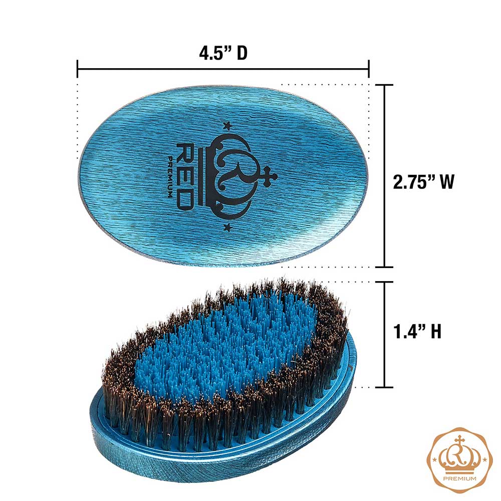 RED by KISS BOW WOW X Pocket Wave Premium Metallic 2-in-1 Boar Brush with Case - Image 11