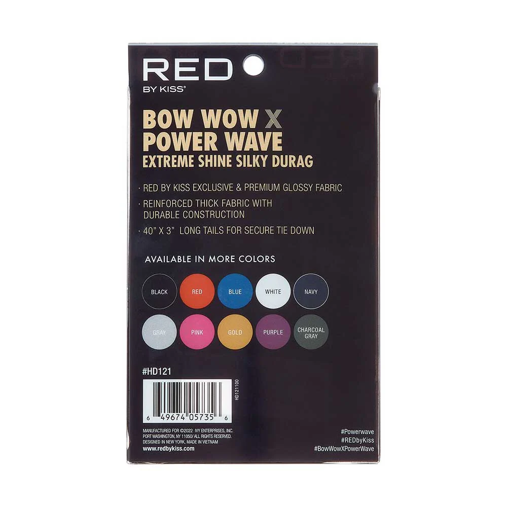 RED by KISS BOW WOW X Power Wave Extreme Shine Silky Durag - Image 31
