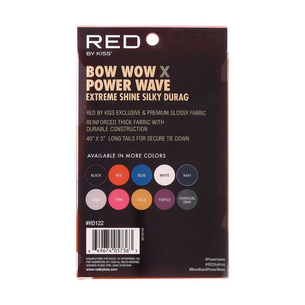 RED by KISS BOW WOW X Power Wave Extreme Shine Silky Durag - Image 32
