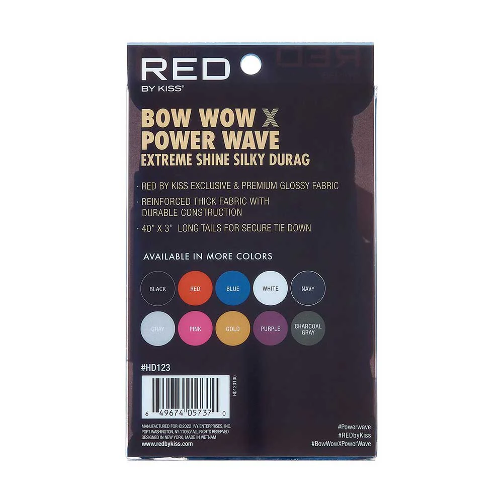 RED by KISS BOW WOW X Power Wave Extreme Shine Silky Durag - Image 33