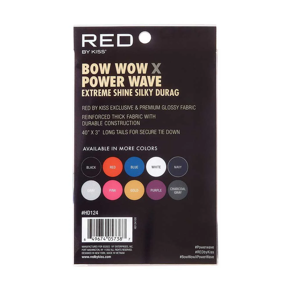 RED by KISS BOW WOW X Power Wave Extreme Shine Silky Durag - Image 34