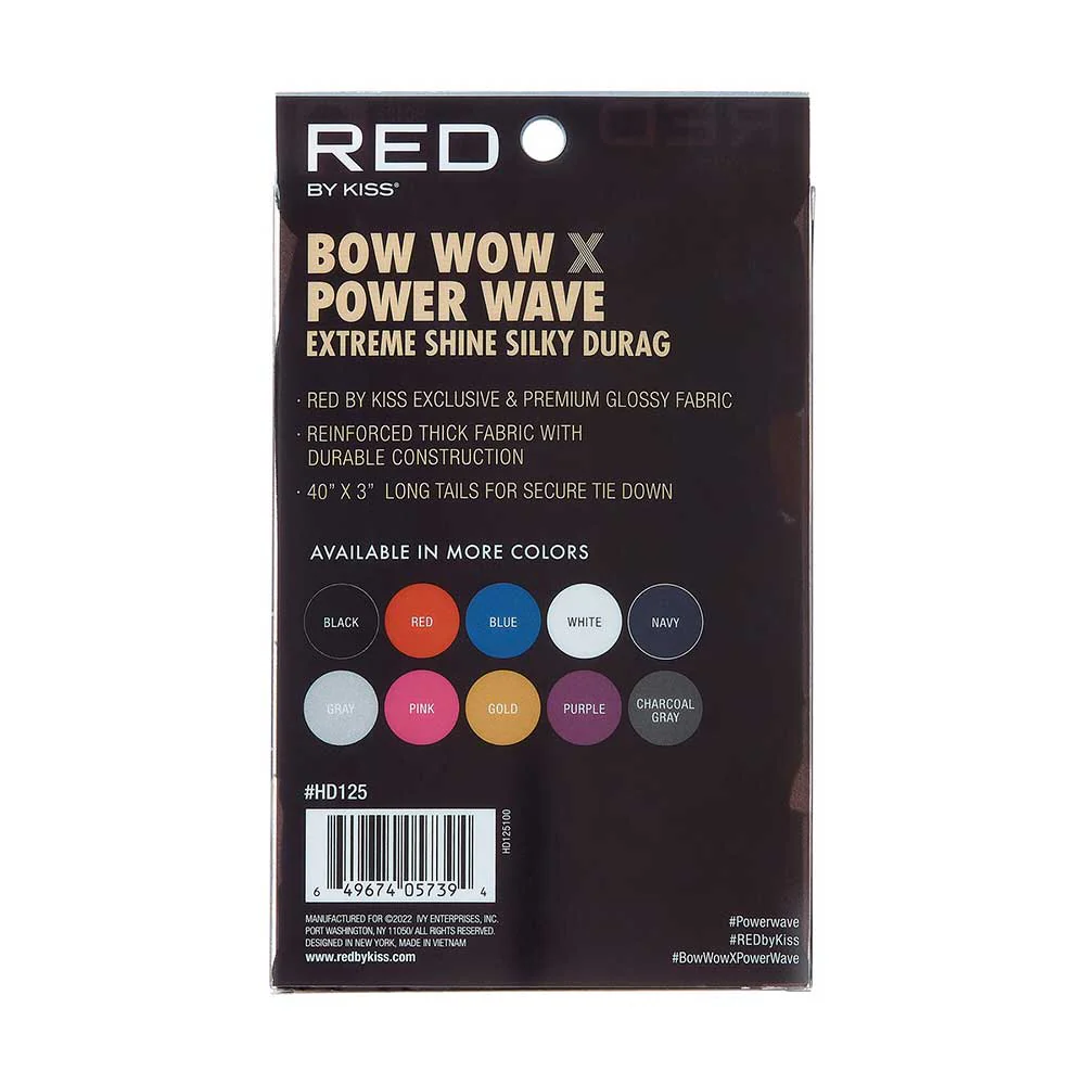 RED by KISS BOW WOW X Power Wave Extreme Shine Silky Durag - Image 35