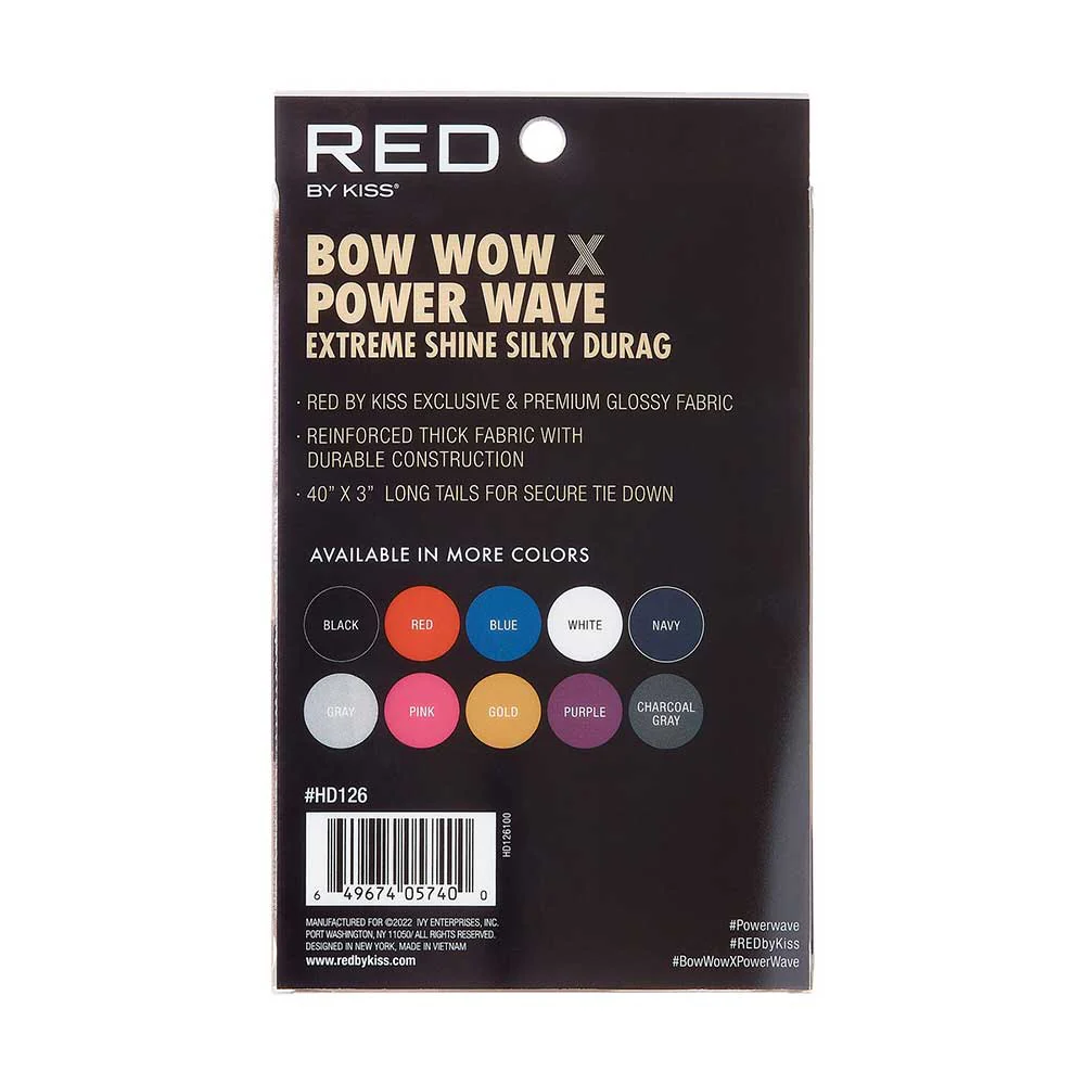 RED by KISS BOW WOW X Power Wave Extreme Shine Silky Durag - Image 36