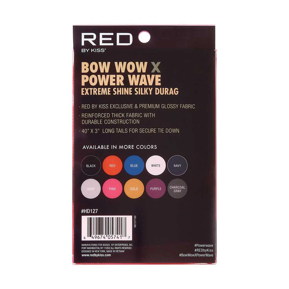 RED by KISS BOW WOW X Power Wave Extreme Shine Silky Durag - Image 37