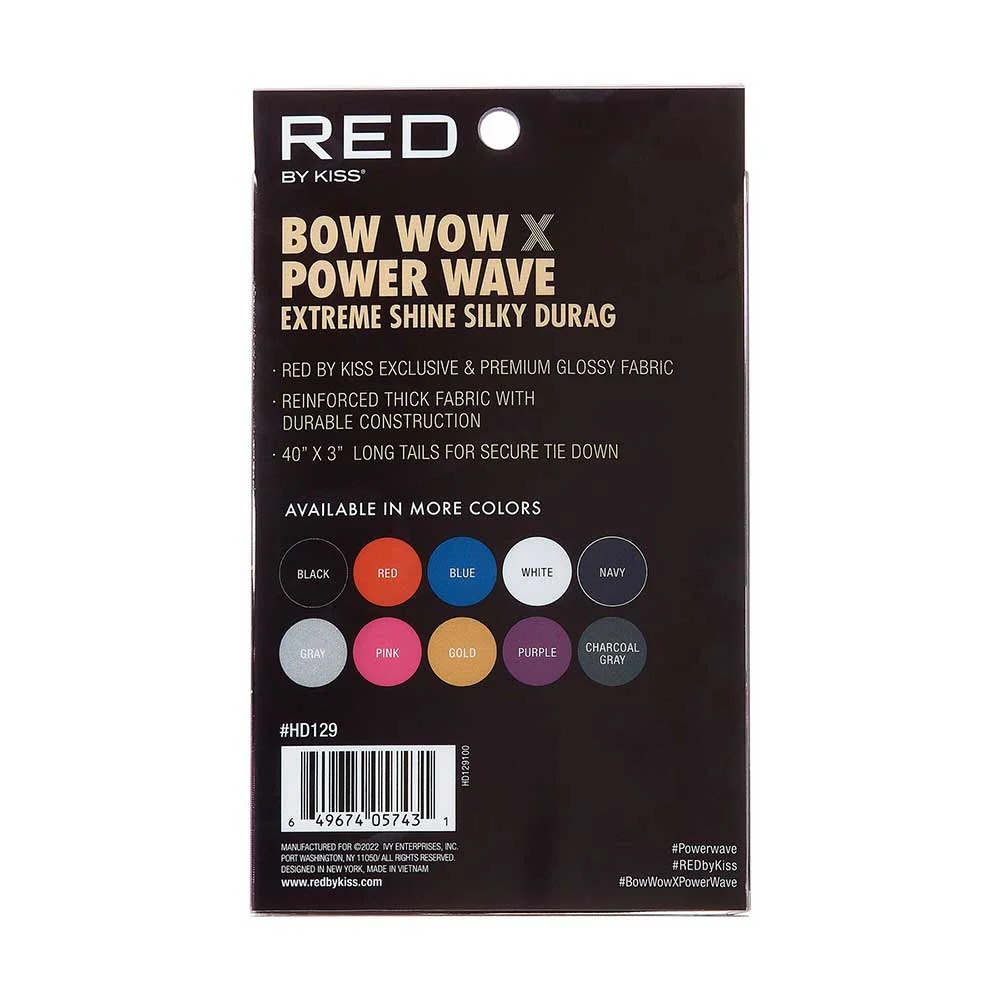 RED by KISS BOW WOW X Power Wave Extreme Shine Silky Durag - Image 39