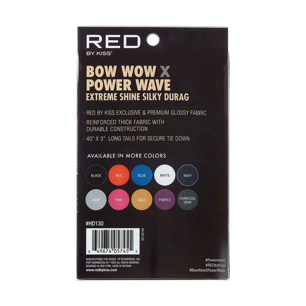 RED by KISS BOW WOW X Power Wave Extreme Shine Silky Durag - Image 40