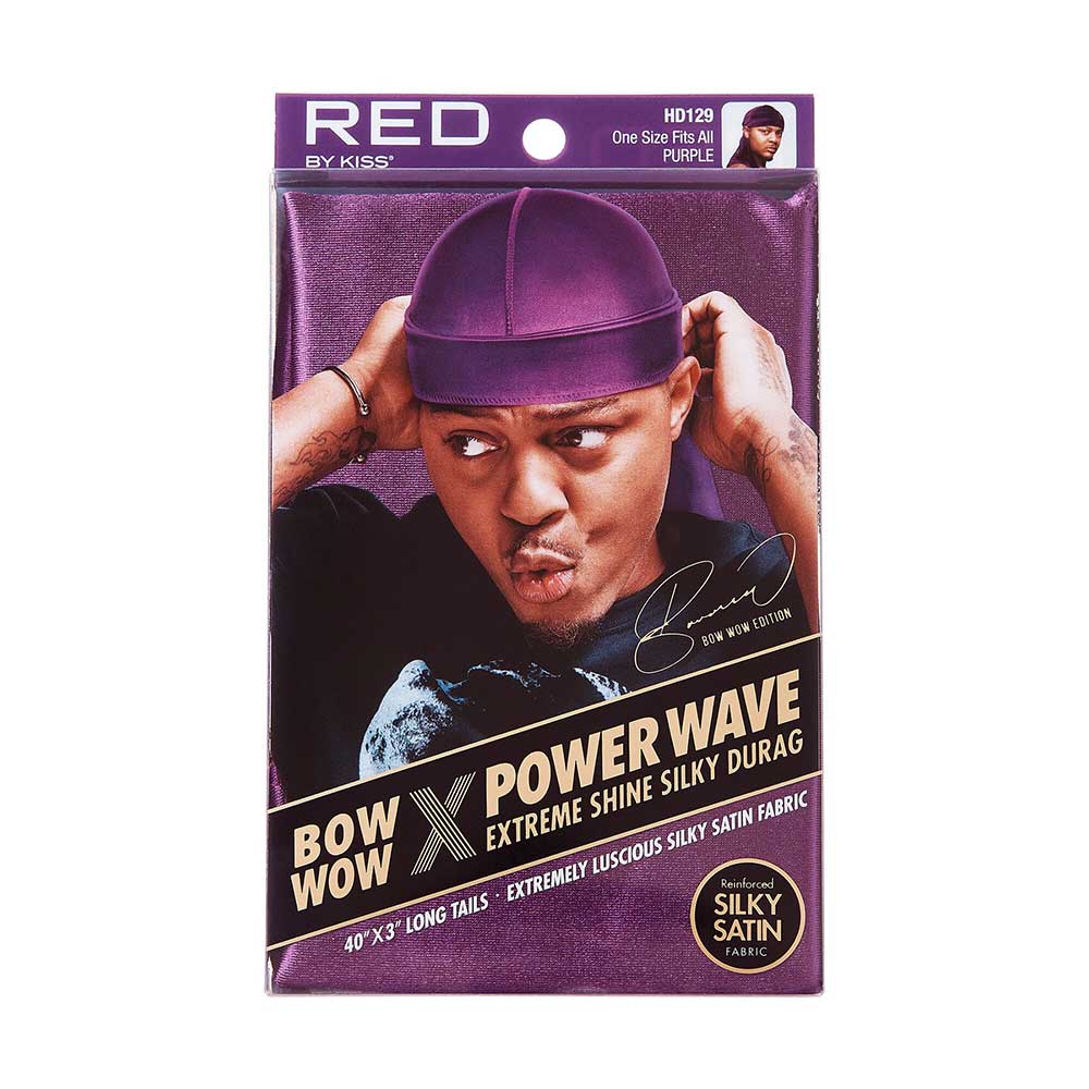 RED by KISS BOW WOW X Power Wave Extreme Shine Silky Durag - Image 9