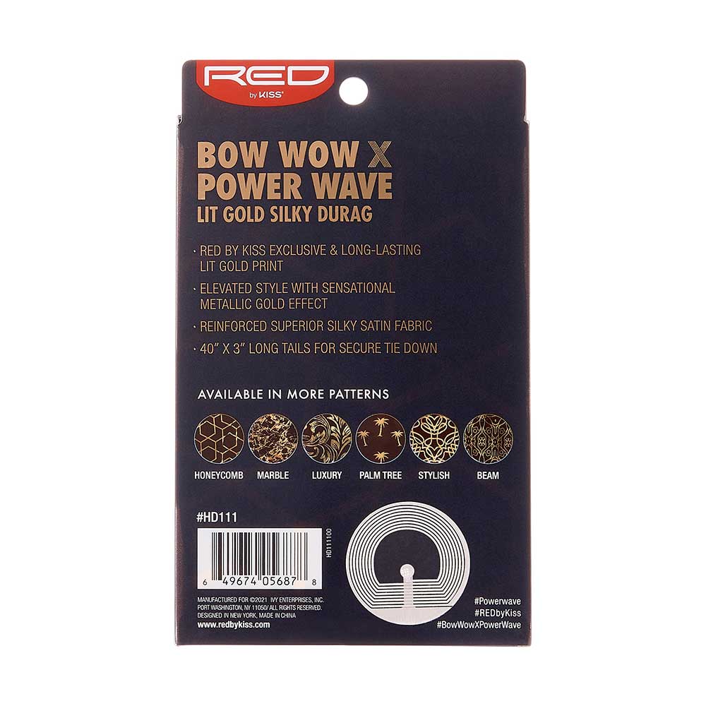 RED by KISS BOW WOW X Power Wave LIT Silky Durag - Image 19