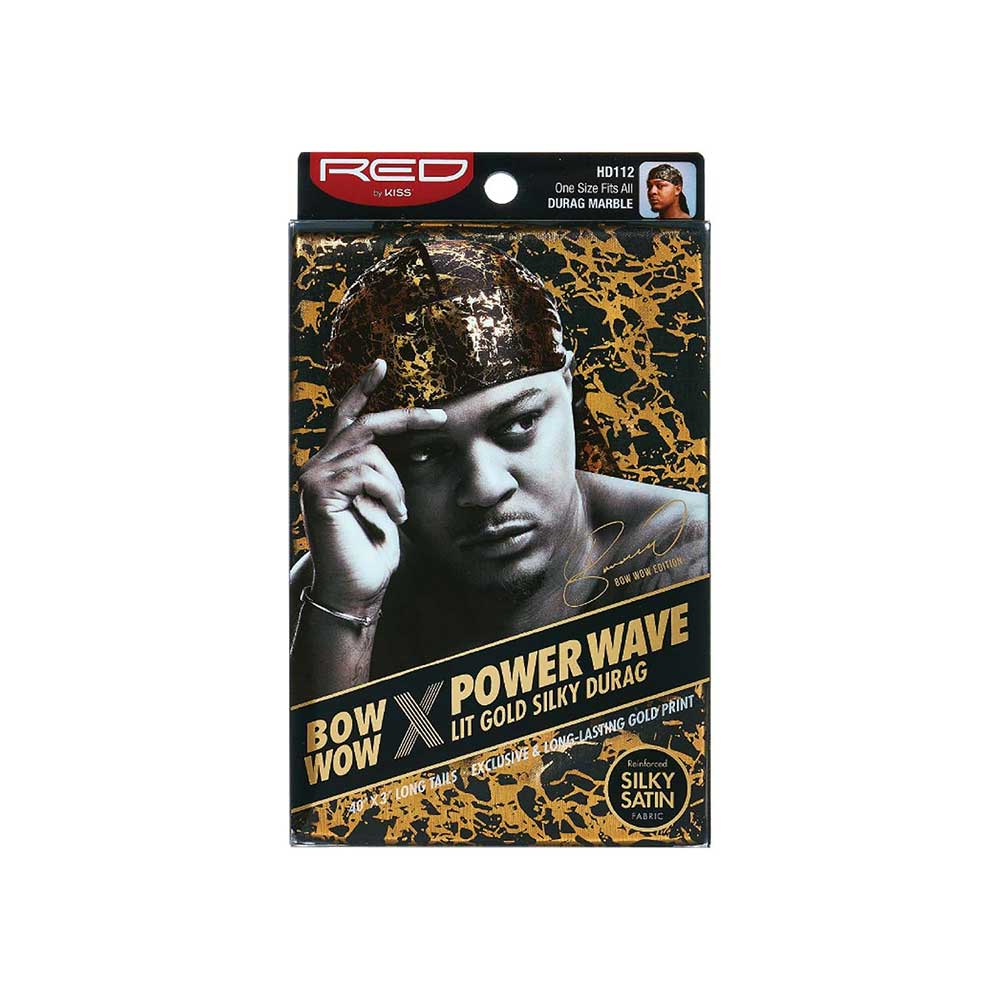 RED by KISS BOW WOW X Power Wave LIT Silky Durag - Image 2
