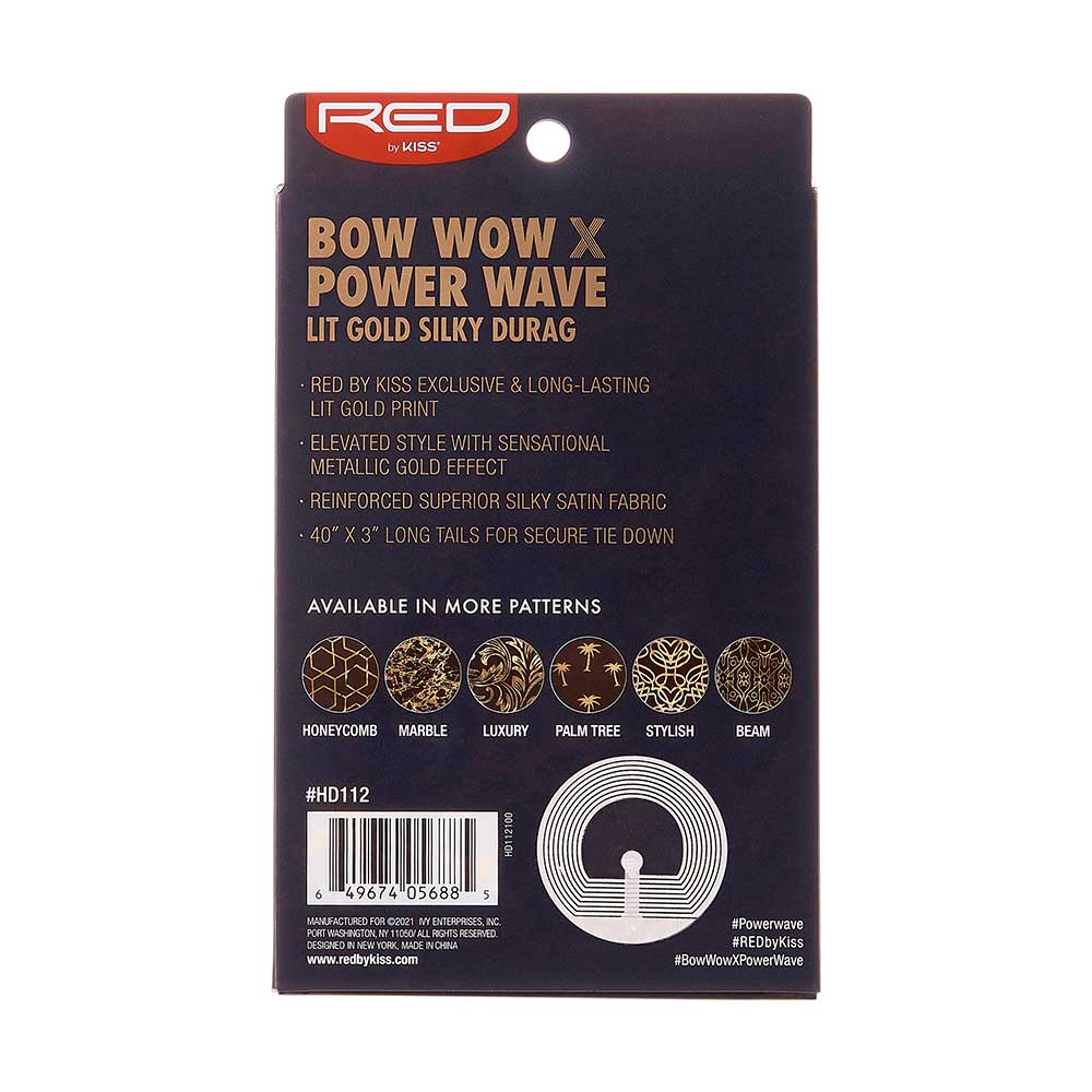 RED by KISS BOW WOW X Power Wave LIT Silky Durag - Image 20