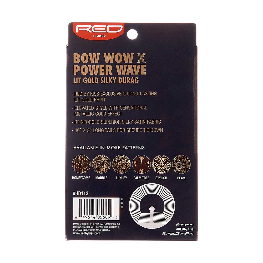 RED by KISS BOW WOW X Power Wave LIT Silky Durag - Image 21