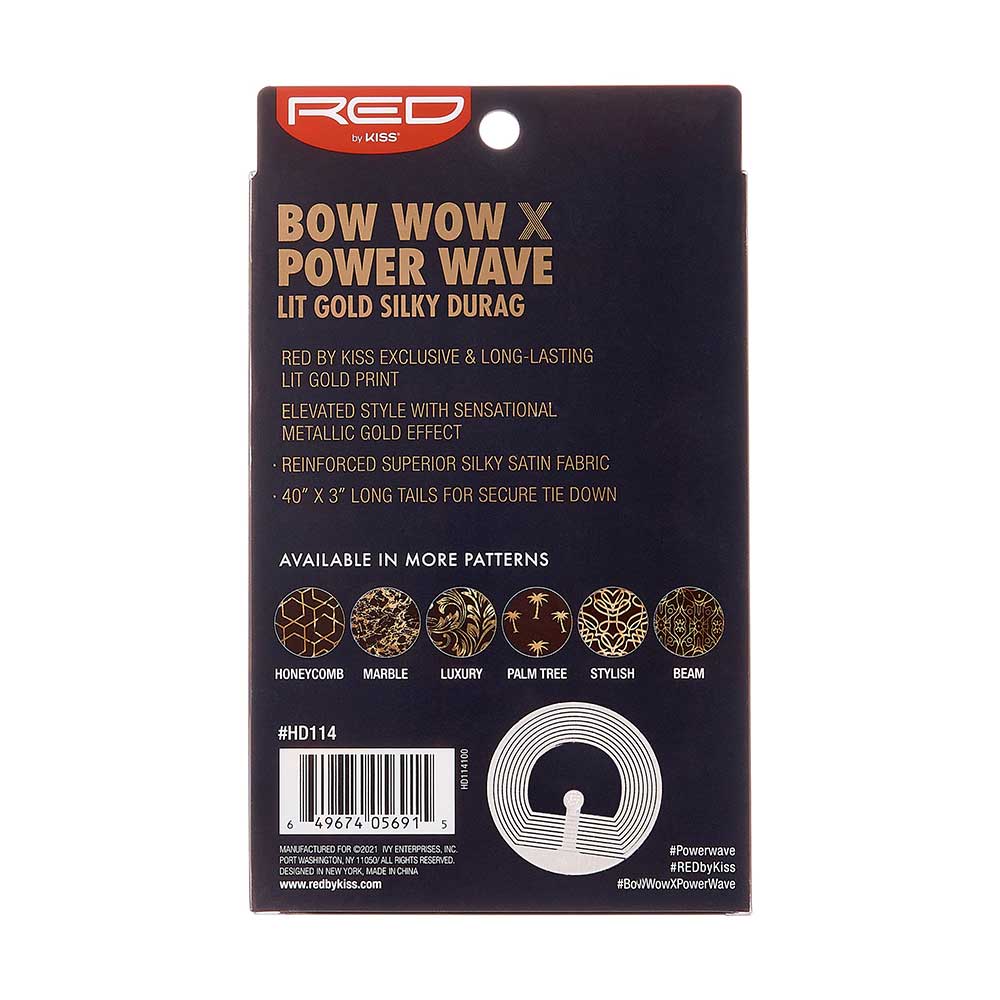 RED by KISS BOW WOW X Power Wave LIT Silky Durag - Image 22