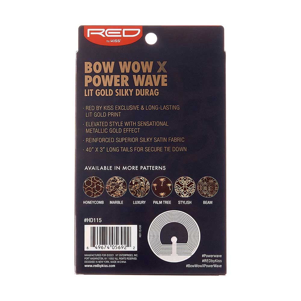 RED by KISS BOW WOW X Power Wave LIT Silky Durag - Image 23
