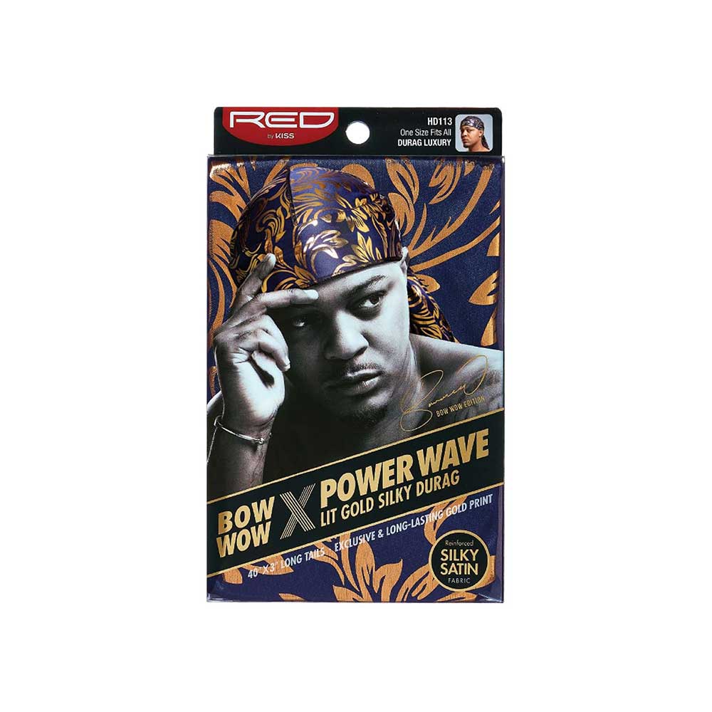 RED by KISS BOW WOW X Power Wave LIT Silky Durag - Image 3