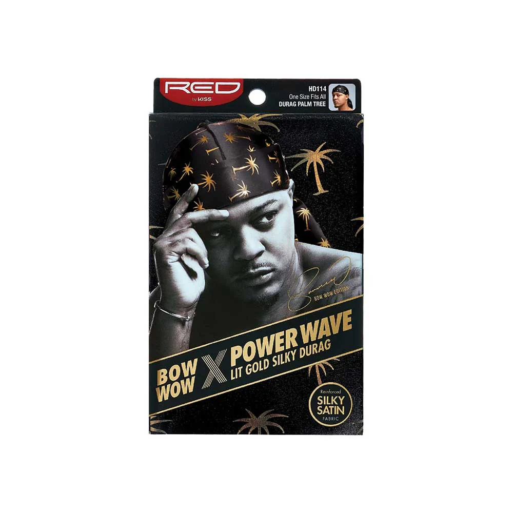 RED by KISS BOW WOW X Power Wave LIT Silky Durag - Image 4