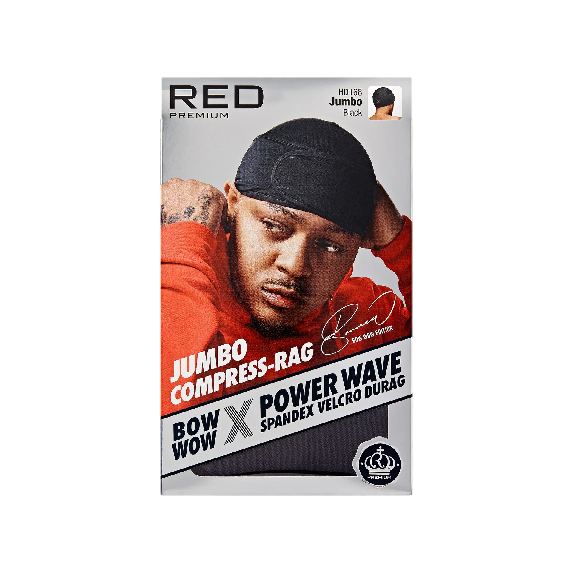 RED by KISS BOW WOW X Power Wave Spandex Hook and Loop Fastener Compress Rag - Image 14